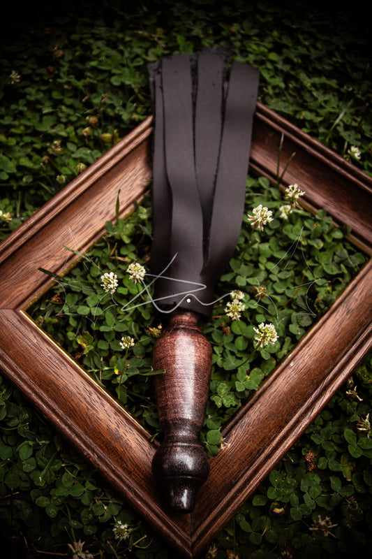 Leather Thumper Flogger- brown